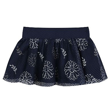 Infant White New York Yankees Sweet Catcher 3-Piece Headband Skirt Set