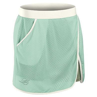 Women's Fanatics Mint Miami Dolphins Studio Wellness Skort