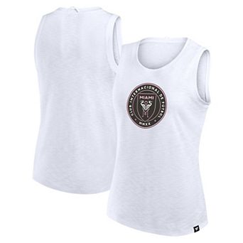 Women's Fanatics White Inter Miami CF Slub Future Sport Tank Top