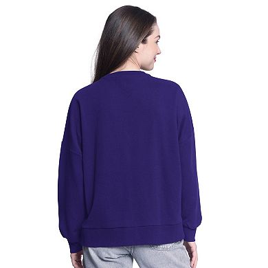 Women's G-III 4Her by Carl Banks Purple Los Angeles Lakers Athletic Pullover Sweatshirt