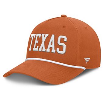 Men's Fanatics Texas Orange Texas Longhorns Foul Ball Rope Adjustable Hat