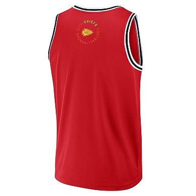 Men's Fanatics Red Kansas City Chiefs Elements Future Ground Jersey Tank Top
