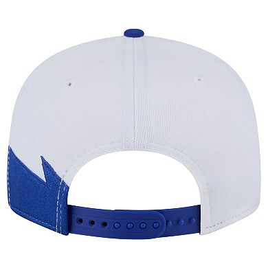 Men's New Era Royal Buffalo Bills Throwback Jagged 9FiFTY Snapback Hat