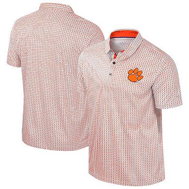 Men's Colosseum Orange Clemson Tigers Big & Tall Marty Rival Polo