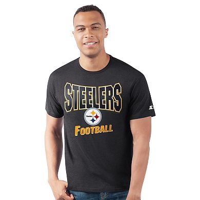 Men's�Starter Black Pittsburgh Steelers Prime Time T-Shirt