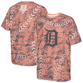 Youth Orange Detroit Tigers Slide Score Bold T-Shirt