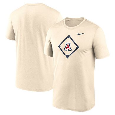 Men's Nike Cream Arizona Wildcats Legend Baseball Icon Performance T-Shirt