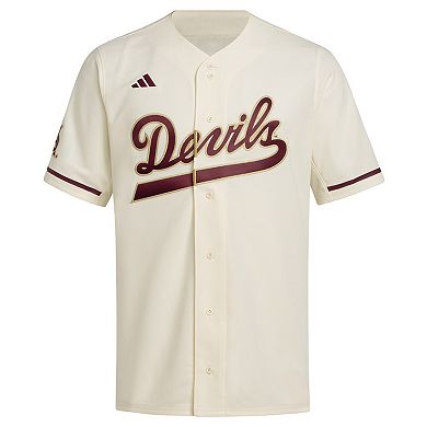 Men's adidas Cream Arizona State Sun Devils Replica Baseball Jersey