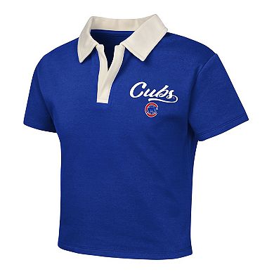 Girls Youth Royal Chicago Cubs Base Trainer Johnny Polo and Skort Set