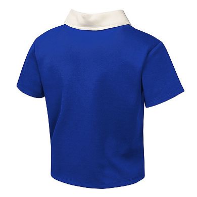 Girls Youth Royal Chicago Cubs Base Trainer Johnny Polo and Skort Set