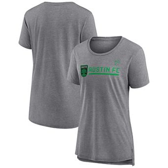 Women's Fanatics Heather Gray Austin FC Goalkeeper Tri-Blend T-Shirt