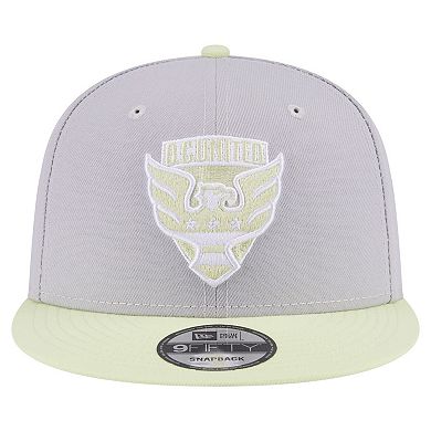 Men's New Era Gray D.C. United Color Pack Two-Tone 9FIFTY Snapback Hat