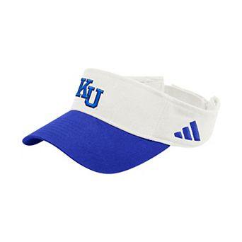 Unisex adidas White Kansas Jayhawks Dugout Adjustable Visor