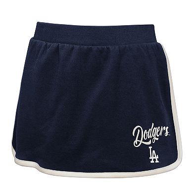 Girls Youth Navy Los Angeles Dodgers Base Trainer Johnny Polo and Skort Set