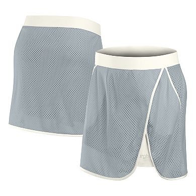 Women's Fanatics Gray Pittsburgh Steelers Studio Wellness Skort