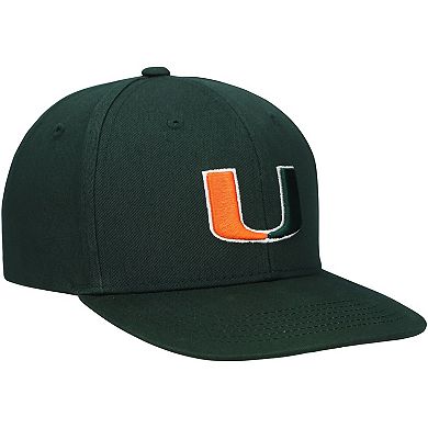Youth Top of the World Green Miami Hurricanes Victory Stretch-Snap Adjustable Hat