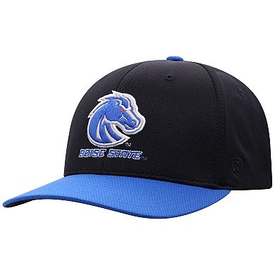 Men's Top of the World Black Boise State Broncos Reflex Fitted Hat
