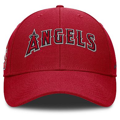 Men's Nike Red Los Angeles Angels Rise Gaberdine Adjustable Hat