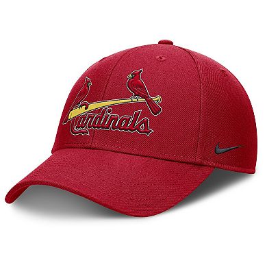 Men's Nike Red St. Louis Cardinals Rise Gaberdine Adjustable Hat
