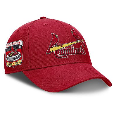 Men's Nike Red St. Louis Cardinals Rise Gaberdine Adjustable Hat