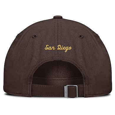 Women's Nike Brown San Diego Padres Club Adjustable Hat