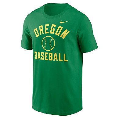Men's Nike Green Oregon Ducks Essential Baseball Arch T-Shirt