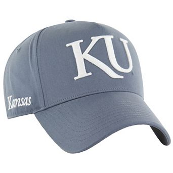 Men's '47 Gray Kansas Jayhawks Foundation Offside Adjustable Hat