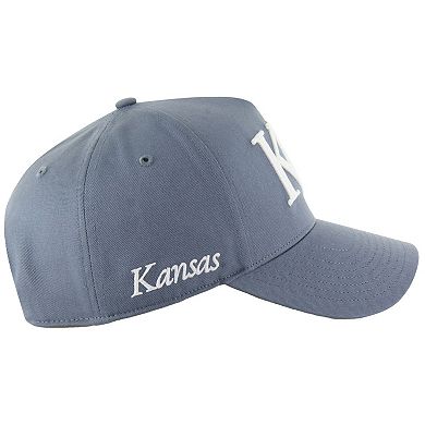 Men's '47 Gray Kansas Jayhawks Foundation Offside Adjustable Hat