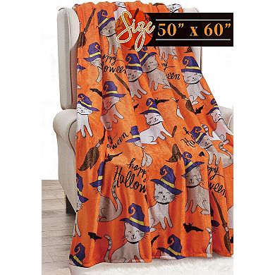 Elegant Comfort Holiday Velvet Plush Blanket Throw