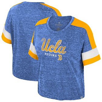 Women's Colosseum Blue UCLA Bruins Color Block Scoop Neck T-Shirt