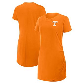 Women's Fanatics Tennessee Orange Tennessee Volunteers Relaxed Fit Drape T-Shirt Dress