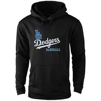 Men's Dunbrooke Black Los Angeles Dodgers Champion Pullover Hoodie