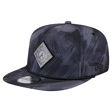 Men's New Era Navy Atlanta Braves Printed Golfer Snapback Hat