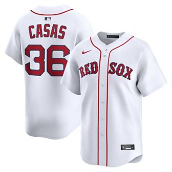 Men's Nike Triston Casas White Boston Red Sox Home Limited Player Jersey