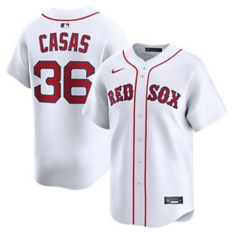 Men's Nike Triston Casas White Boston Red Sox Home Limited Player Jersey