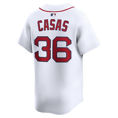 Men's Nike Triston Casas White Boston Red Sox Home Limited Player Jersey