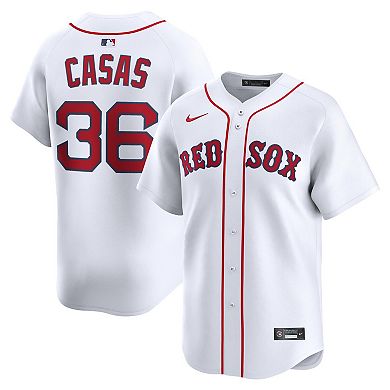 Men's Nike Triston Casas White Boston Red Sox Home Limited Player Jersey