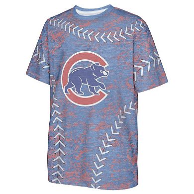 Youth Royal Chicago Cubs Slide Score Bold T-Shirt
