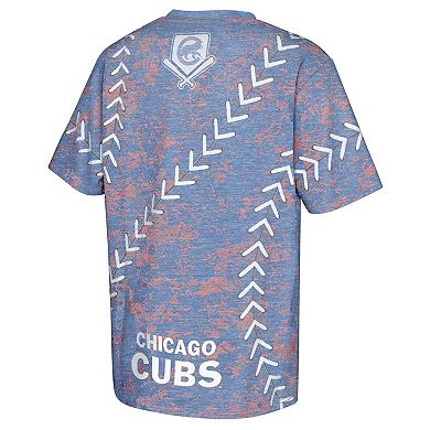 Youth Royal Chicago Cubs Slide Score Bold T-Shirt