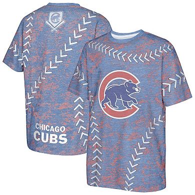 Youth Royal Chicago Cubs Slide Score Bold T-Shirt