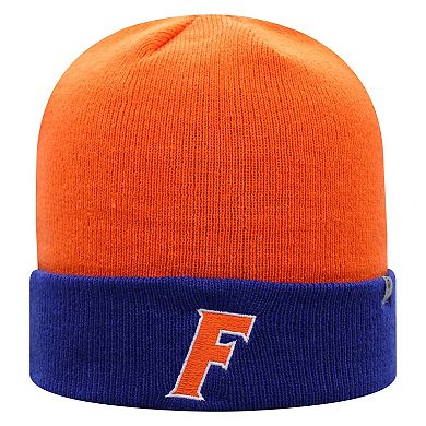 Men's Top of the World Orange/Royal Florida Gators Two-Toned Cuffed Knit Hat