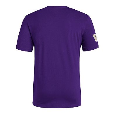 Men's adidas Purple Washington Huskies Fresh Wordmark T-Shirt