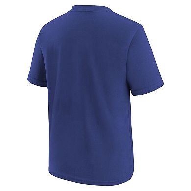 Youth Nike Royal Texas Rangers Cooperstown Collection Team Logo T-Shirt