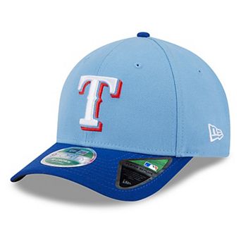 Men's New Era Light Blue Texas Rangers Player Replica 9FORTY Adjustable Hat