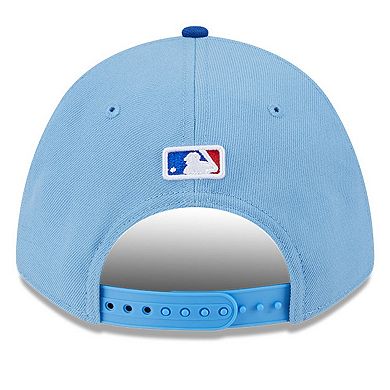 Men's New Era Light Blue Texas Rangers Player Replica 9FORTY Adjustable Hat