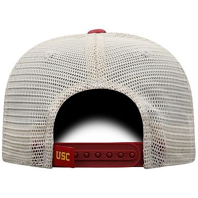 Men's Top of the World Cardinal USC Trojans Off Road Adjustable Trucker Hat