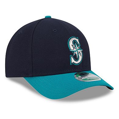 Men's New Era Navy Seattle Mariners Player Replica 9FORTY Adjustable Hat
