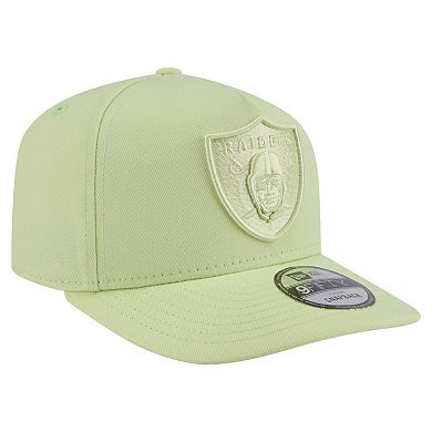 Men's New Era Light Green Las Vegas Raiders Color Pack 9FIFTY Snapback Hat