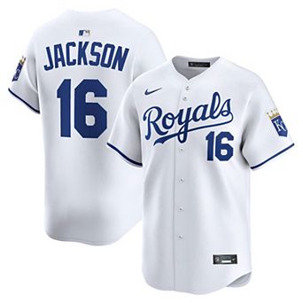 Men's Nike Bo Jackson White Kansas City Royals Home Limited Player Jersey