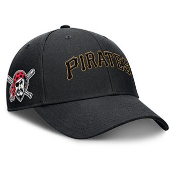 Men's Nike Black Pittsburgh Pirates Rise Gaberdine Adjustable Hat